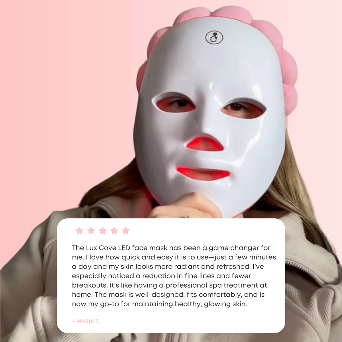 Lux Cove 7-In-1 LED Face Mask