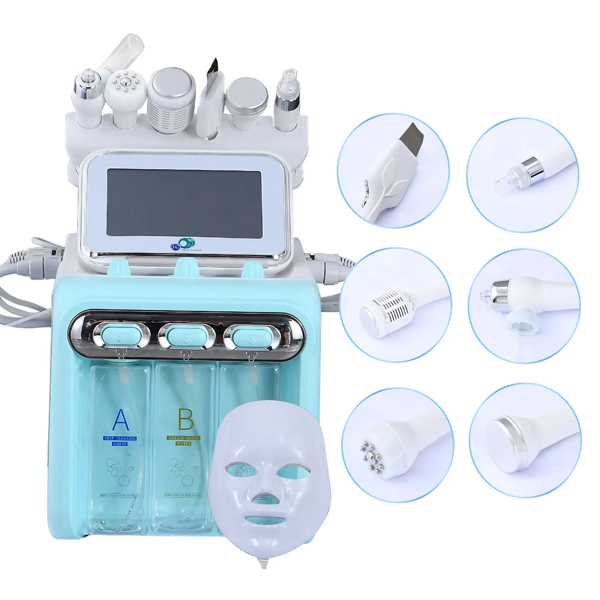 HydroGlow Pro – 7-in-1 Clinical Facial Station